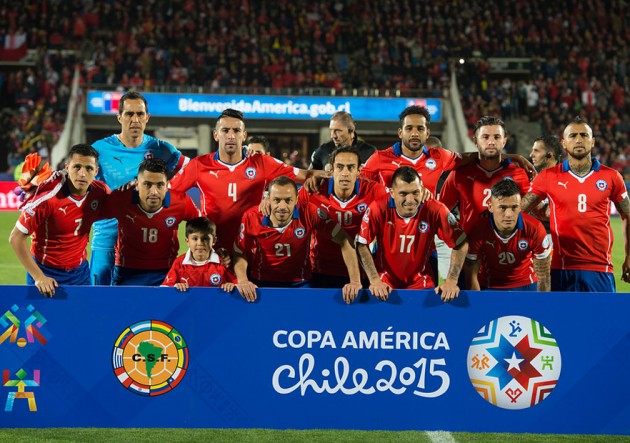 Chile sigue siendo el número 5 del mundo en Ranking FIFA