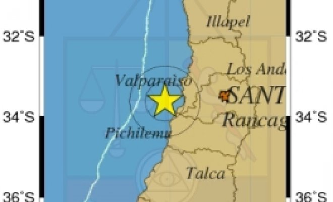 Nuevo sismo en el Tabo: Su magnitud fue de 4,3 grados