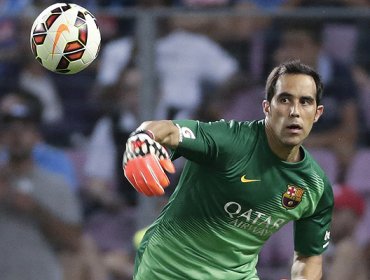 Claudio Bravo jugaría este miércoles su último partido por el Barcelona