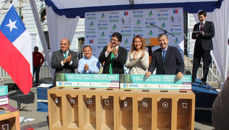 100 contenedores de basura electrónica serán instalados en Valparaíso