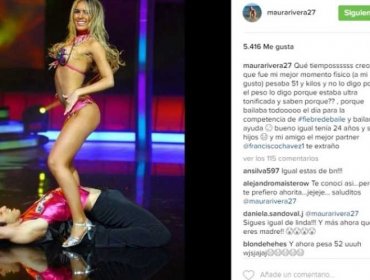 La foto del ayer que compartió Maura Rivera e hizo arder Instagram