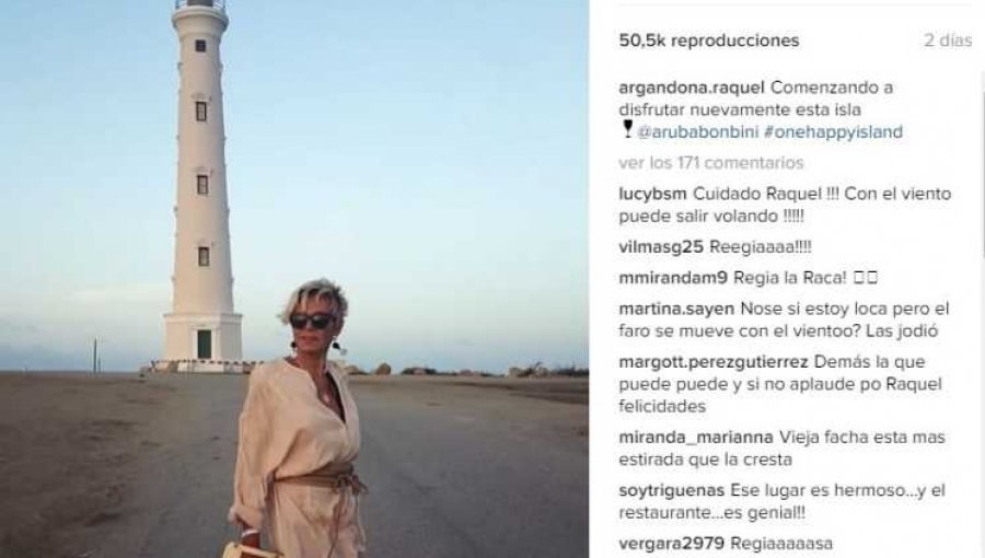 En imágenes las mejores postales de las vacaciones de Raquel Argandoña