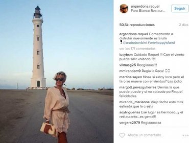 En imágenes las mejores postales de las vacaciones de Raquel Argandoña
