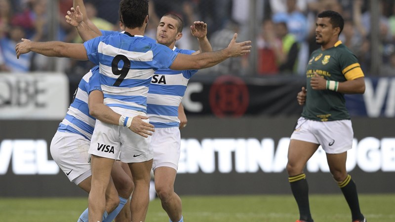 Rugby: Los Pumas logran un triunfo histórico ante los Springboks