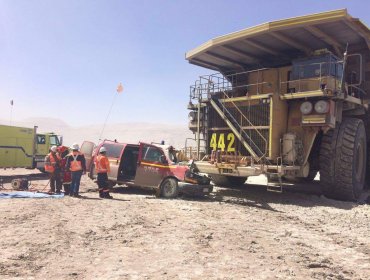 Dos muertos en grave accidente en mina Chuquicamata