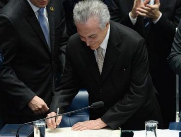Michel Temer asumió como presidente de Brasil