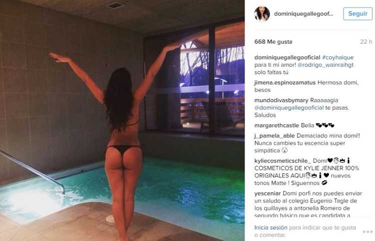Sensual pose en bikini de Domi Gallego sube la temperatura en la web