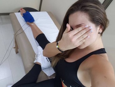El accidente de Nicole Moreno debutando en la Zumba
