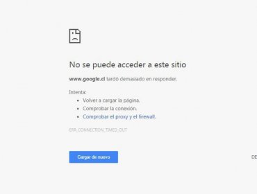 Masiva caída de Google por cerca de 20 minutos colapsó Internet