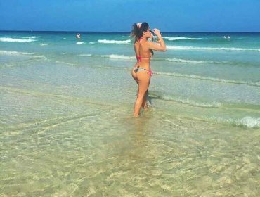 Fotos: Francini dejó a todos atónitos con su bikini desde Miami