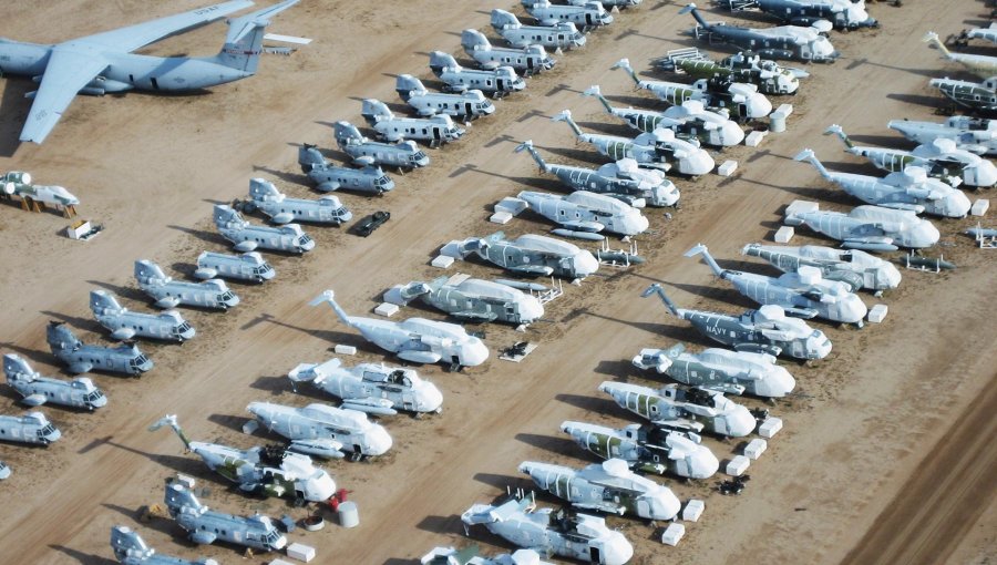 Cementerio de aviones: Espectaculares imágenes de donde mueren los gigantes