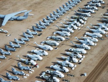 Cementerio de aviones: Espectaculares imágenes de donde mueren los gigantes