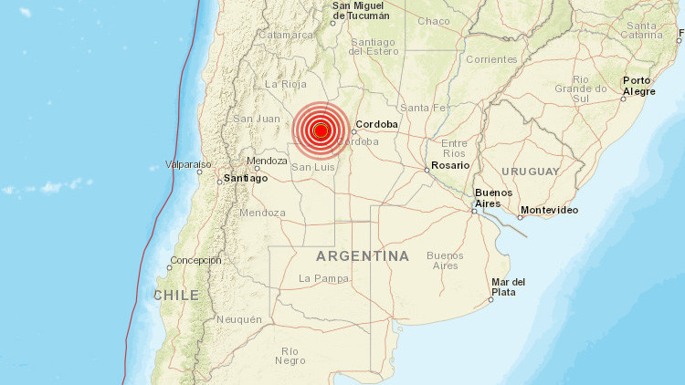 Sismo de 5,6 sacude la ciudad argentina de Córdoba