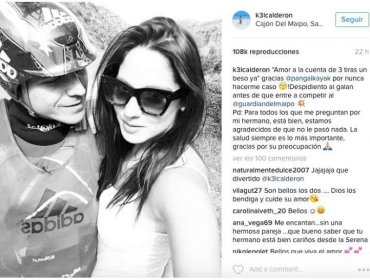 Kel Calderón envía mensaje en Instagram por accidente de su hermano