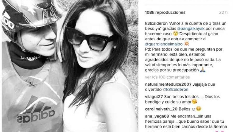 Kel Calderón envía mensaje en Instagram por accidente de su hermano
