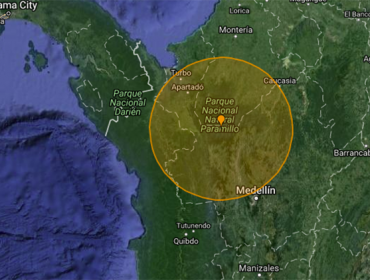 Un sismo de magnitud 5,9 sacude el norte de Colombia