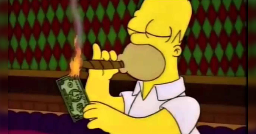 Esto es lo que gana Homero Simpson en la planta nuclear y revela una triste realidad