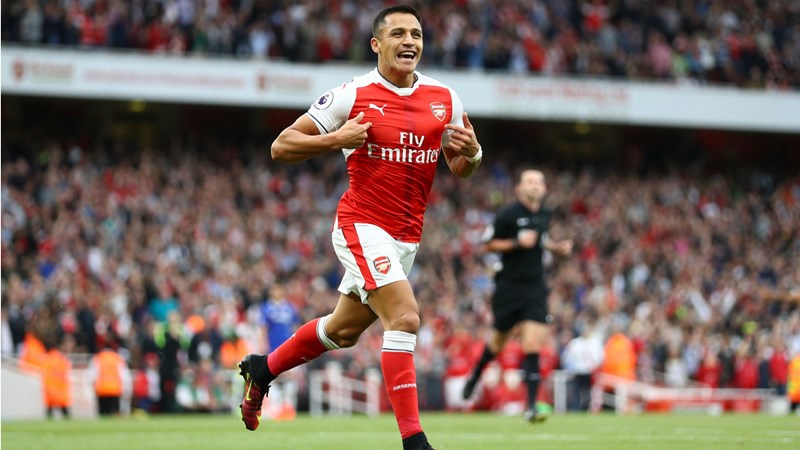 Alexis marcó y Arsenal goleó a Chelsea en el derbi