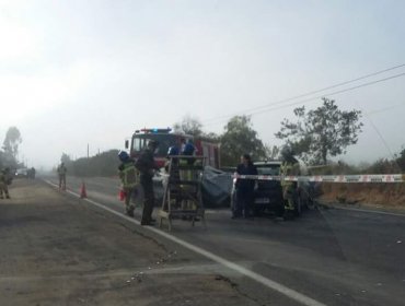 Olmué: Carabinero que manejaba bajo influencia del alcohol protagoniza fatal accidente que dejo dos muertos