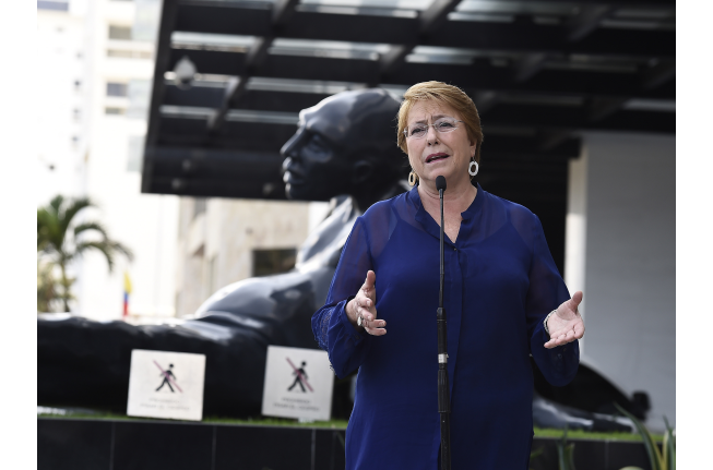 Bachelet en acuerdo de paz en Colombia: "Es importante saber que reconciliación no es sinónimo de olvido"