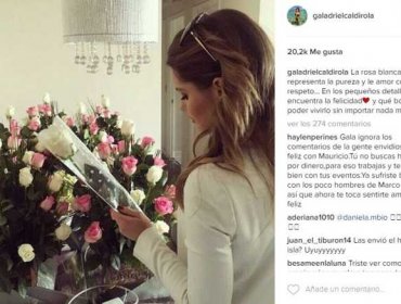 Gala Caldirola presume en redes sociales de los regalos que le hace Mauricio Isla