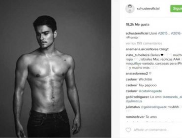 Augusto Schuster subió la temperatura de Instagram con sexy fotografía