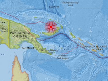 Terremoto magnitud 6,9 sacude Papúa Nueva Guinea