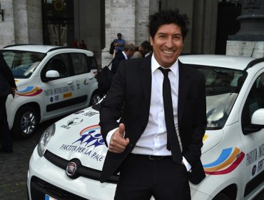 En gira internacional Iván Zamorano recibe el cariño de Italia: Aún lo recuerdan al Bam Bam