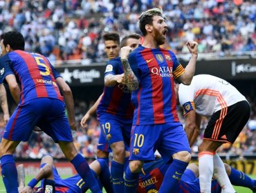 Fútbol Español: Barcelona ganó con un penal agónico de Messi