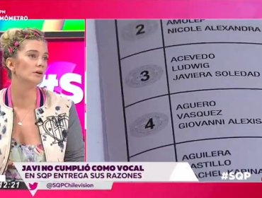 Javiera Acevedo cuenta los detalles que le impidieron ser vocal de mesa