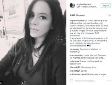 Angie Alvarado viaja durante 3 días para encontrarse con su amor en China