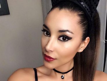 Las fotos del sexy disfraz de gatita que deslumbró Arenita en Halloween