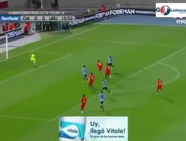 Compacto Partido: Chile 3 Uruguay 1 por Clasificatorias a Rusia