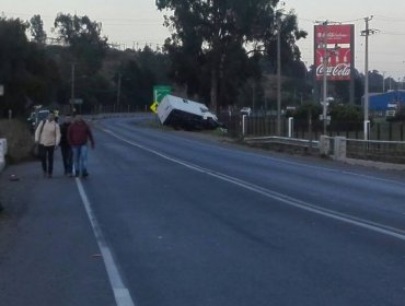 Accidente en Camino Con Con - Quillota deja un muerto a la altura de Coca Cola