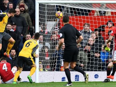 Giroud salvó a Arsenal en Old Trafford