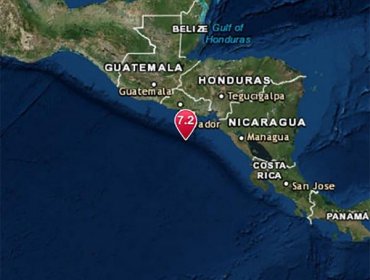 Terremoto 7,2 en El Salvador: Alertan de Tsunami para sus costas y Nicaragua