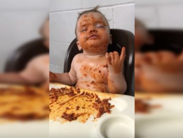 El Viral del Spaguetti: Niño se los come de una forma muy particular