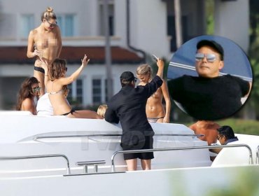 Escándalo en México por fiesta de Luis Miguel con mujeres semi desnudas en su yate