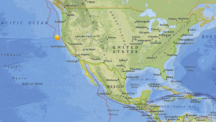 Fuerte Sismo de 6,5 grados sacude California en Estados Unidos