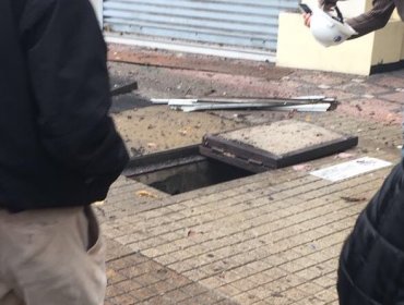 Fuerte explosión en esquina de Providencia con Pedro de Valdivia