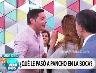 Martin Cárcamo estalla en risa tras ver el nuevo rostro de Pancho Saavedra