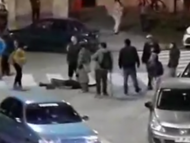 Filtran video de batalla campal en plena Plaza Perú en Concepción