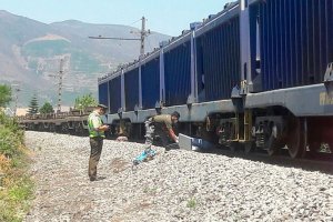 Hombre es arrollado por el tren en limite de La Cruz con La Calera