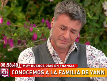 Yann Yvin se emociona al máximo tras reportaje sorpresa del Muy Buenos Días