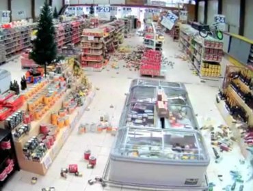 Video de Supermercado de Chiloé en pleno terremoto da la vuelta al mundo