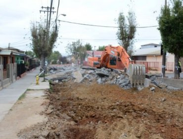 Viña del Mar: Conflicto por obras inconclusas en Avenida Gómez Carreño podría llegar a su fin