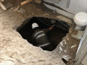 De Película: Descubren túnel en sucursal bancaria de Viña del Mar