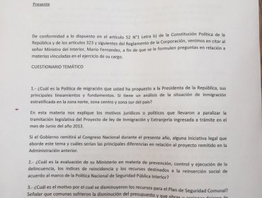 Mario Fernández se convertirá en el primer ministro interpelado del 2017