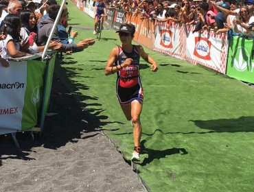 Bárbara Riveros logró quedarse por tercera vez consecutiva con el Ironman de Pucón