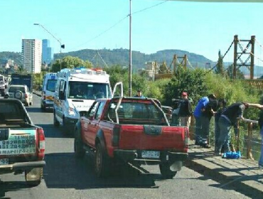 Mujer fue rescatada en el Río Cautín tras intento de suicidio